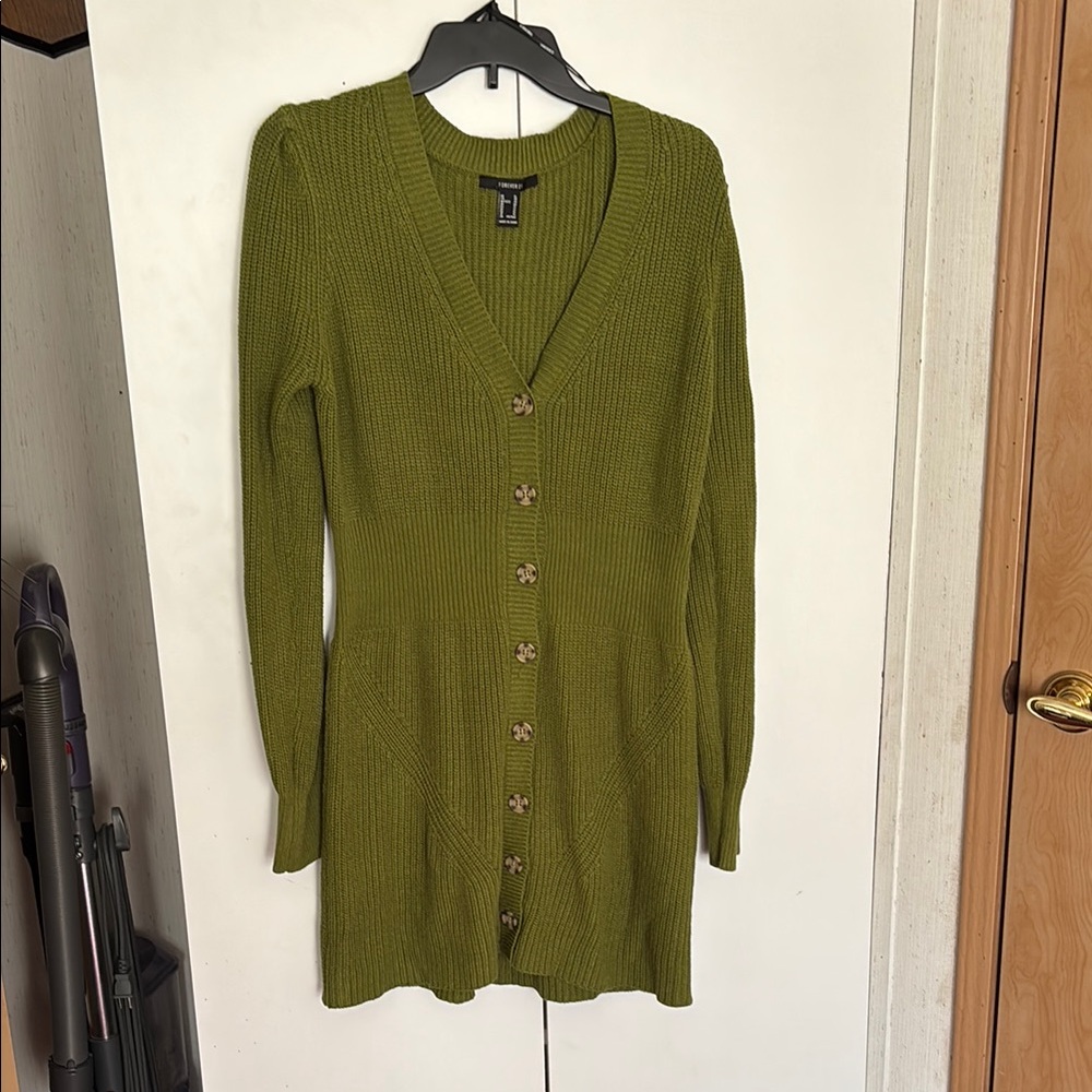 Forever 21 Olive Knit Sweater